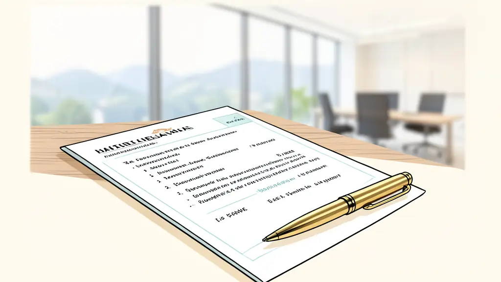 Contrat de gestion locative et stylo doré posés sur un bureau en bois pour sécuriser un investissement immobilier